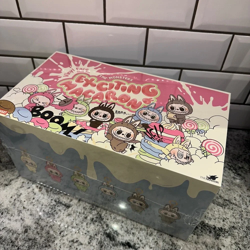 POP MART The Monsters Exciting Macaron Vinyl Face Blind Collection Sealed case 6